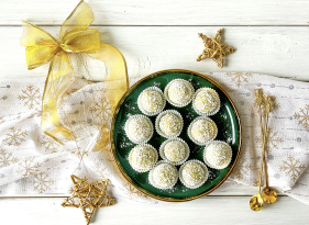 Kokosové matcha kuličky bez lepku