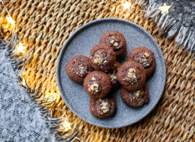 „Thumbprint“ sušenky bez lepku s oříškovou náplní