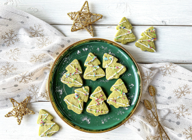 Bezlepkové matcha cukroví