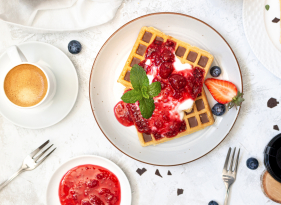 Malinový džem s proseccem