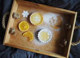 Tartaletky bez lepku s pomerančovou náplní