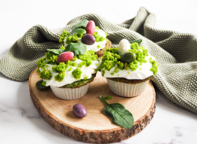 Mechové bezlepkové cupcakes