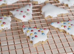 Křehké ořechové stromečky bez lepku