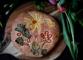 Snídaňová focaccia