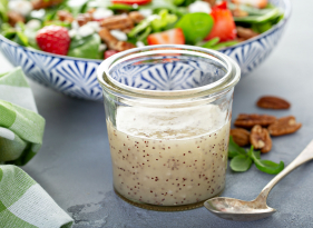 Maková zálivka s hořčičným semínkem