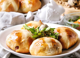 Mini-mazance plněné čokoládou