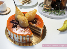 Podzimní dort bez lepku