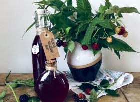 Malinovo-ostružinový domácí sirup