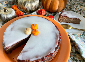 Dort s jablky a ořechy bez lepku