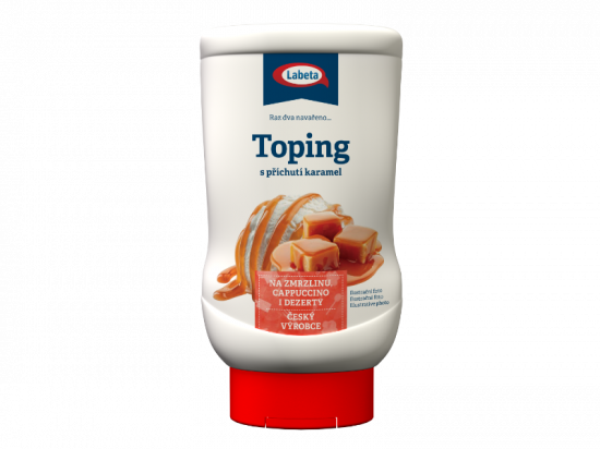 Toping s příchutí karamel