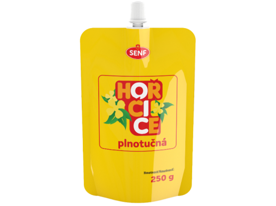 Hořčice plnotučná 250 g DoyPack sáček