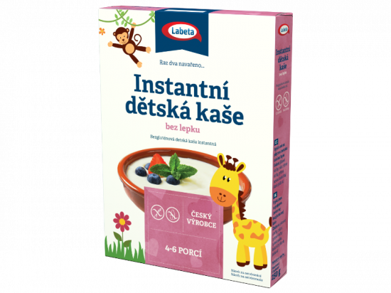 Instantní dětská kaše bez lepku