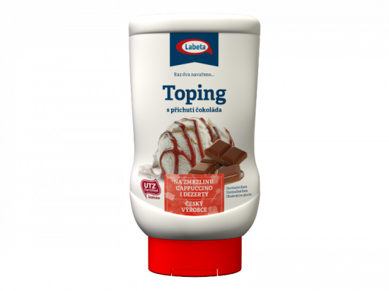 Toping s příchutí čokoláda