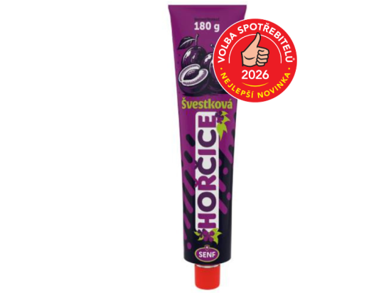 Hořčice švestková 180g Al tuba