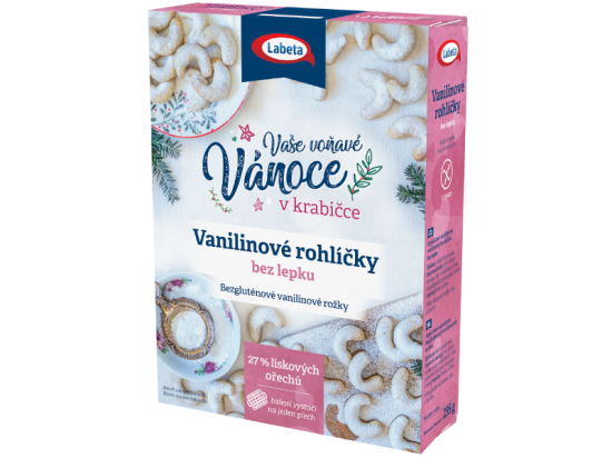 Vanilinové rohlíčky bez lepku