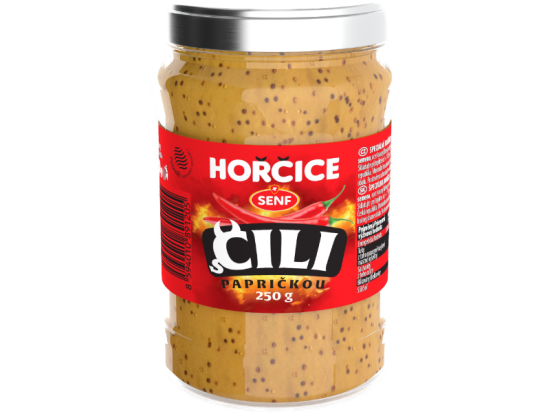 Hořčice čert 250 g sklo