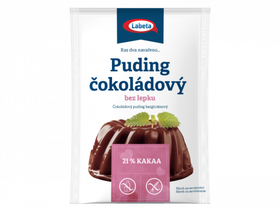Puding čokoládový bez lepku