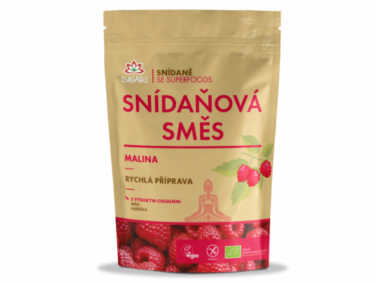 Snídaňová směs malina BIO