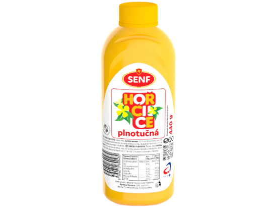 Hořčice plnotučná 440 g tuba PP