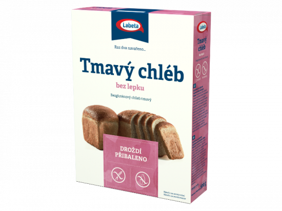 Tmavý chléb bez lepku