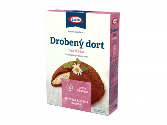 Drobený dort bez lepku