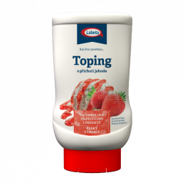 Toping s příchutí jahoda