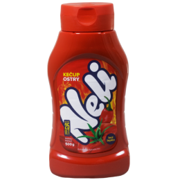 NELI  kečup ostrý 500 ml PP