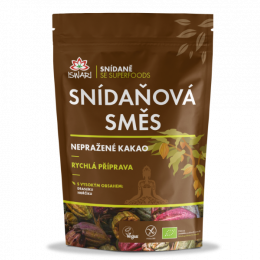 Snídaňová směs nepražené kakao BIO