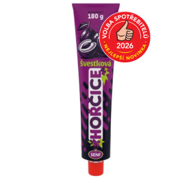 Hořčice švestková 180g Al tuba