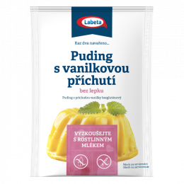 Puding s vanilkovou příchutí bez lepku