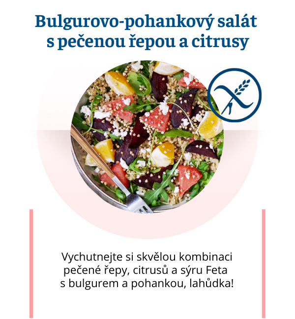 Bulgurovo-pohankový salát
